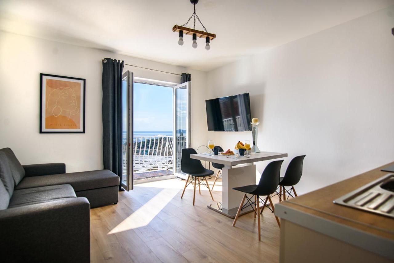 Aurora Seaview Apartment Mlini Eksteriør billede