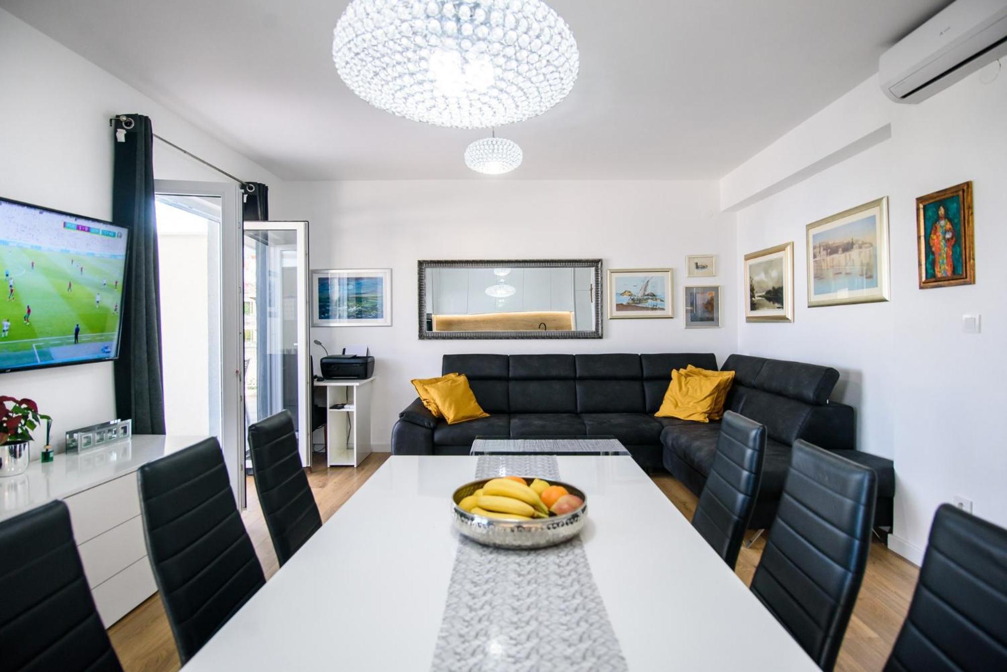 Aurora Seaview Apartment Mlini Eksteriør billede